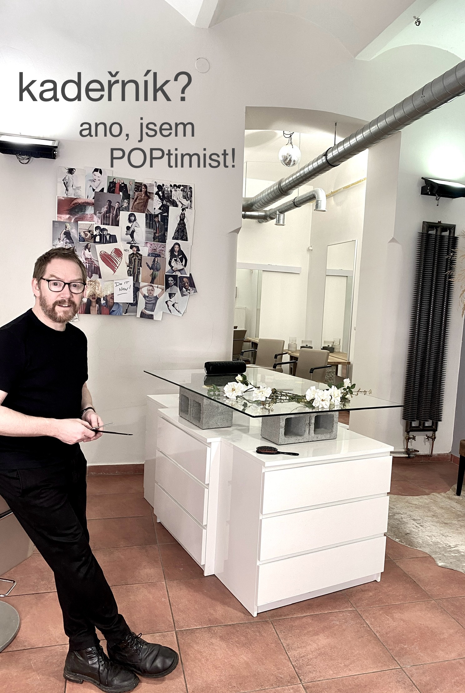 POP salon ředitel Mark Weston